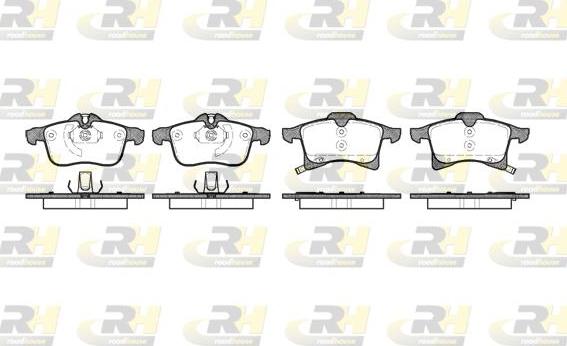 Roadhouse 21036.02 - Brake Pad Set, disc brake www.autospares.lv