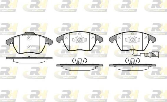 Roadhouse 21030.01 - Тормозные колодки, дисковые, комплект www.autospares.lv