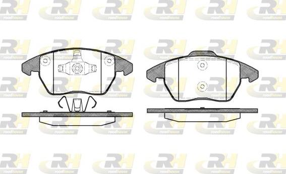 Roadhouse 21030.10 - Brake Pad Set, disc brake www.autospares.lv