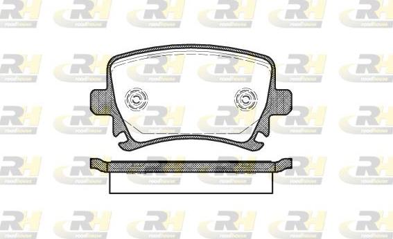 Roadhouse 21031.00 - Brake Pad Set, disc brake www.autospares.lv