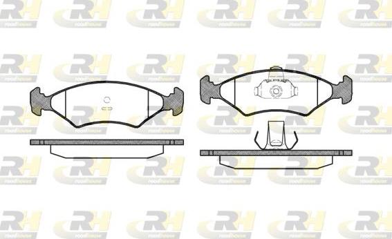 Roadhouse 2119.10 - Bremžu uzliku kompl., Disku bremzes www.autospares.lv