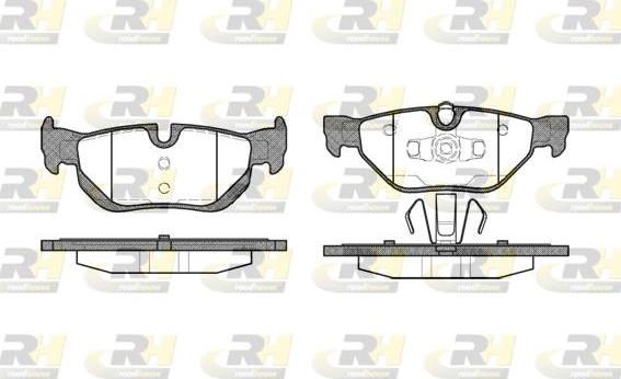 Roadhouse 21145.00 - Brake Pad Set, disc brake www.autospares.lv