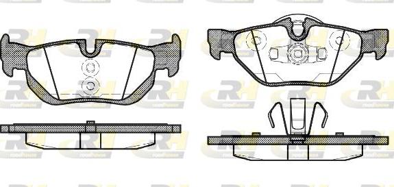 Roadhouse 21145.10 - Brake Pad Set, disc brake www.autospares.lv