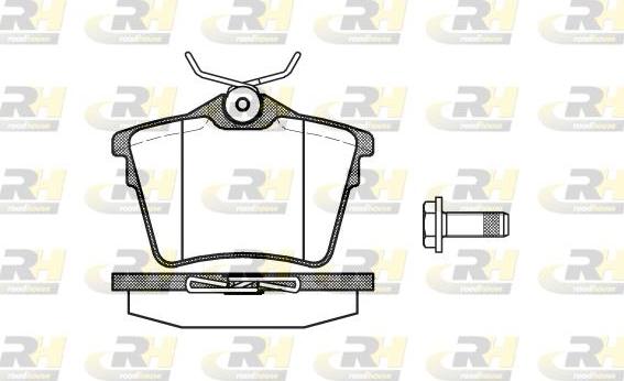 Roadhouse 21103.00 - Brake Pad Set, disc brake www.autospares.lv