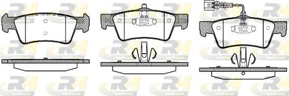 Roadhouse 21187.01 - Brake Pad Set, disc brake www.autospares.lv