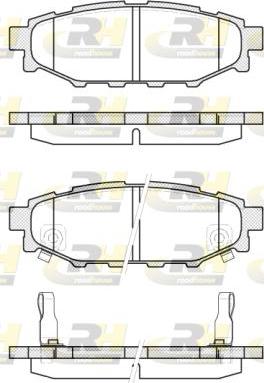 Roadhouse 21136.12 - Bremžu uzliku kompl., Disku bremzes www.autospares.lv