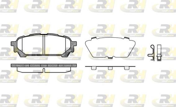 Roadhouse 21176.01 - Bremžu uzliku kompl., Disku bremzes www.autospares.lv