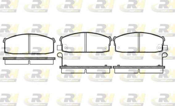 Roadhouse 2117.02 - Bremžu uzliku kompl., Disku bremzes www.autospares.lv