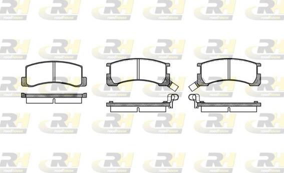 Roadhouse 2185.02 - Brake Pad Set, disc brake www.autospares.lv