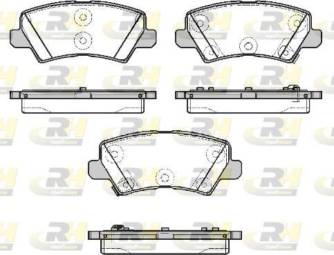 Roadhouse 21804.02 - Bremžu uzliku kompl., Disku bremzes autospares.lv