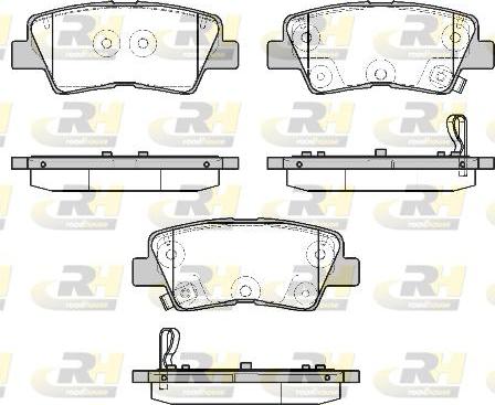 Roadhouse 21807.12 - Bremžu uzliku kompl., Disku bremzes www.autospares.lv