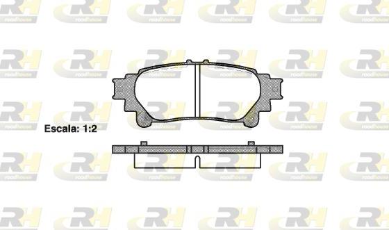 Roadhouse 21395.00 - Bremžu uzliku kompl., Disku bremzes autospares.lv