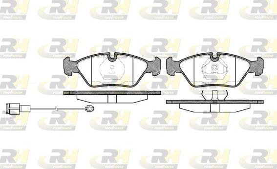 Roadhouse 2139.02 - Тормозные колодки, дисковые, комплект www.autospares.lv