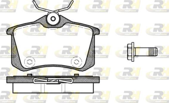 Roadhouse 21391.00 - Тормозные колодки, дисковые, комплект www.autospares.lv