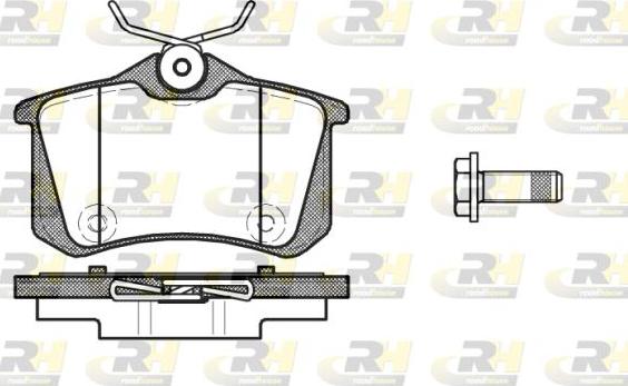 Roadhouse 21391.10 - Тормозные колодки, дисковые, комплект www.autospares.lv