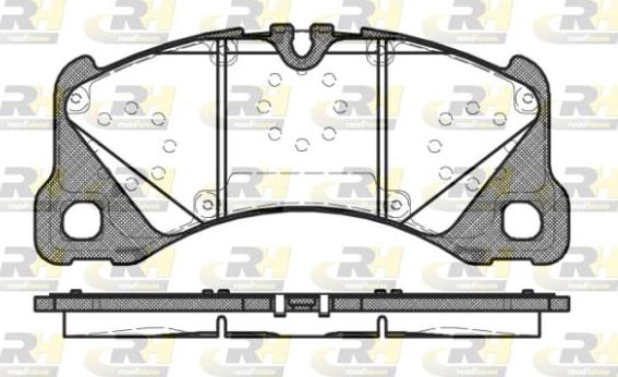 Roadhouse 21345.40 - Bremžu uzliku kompl., Disku bremzes www.autospares.lv