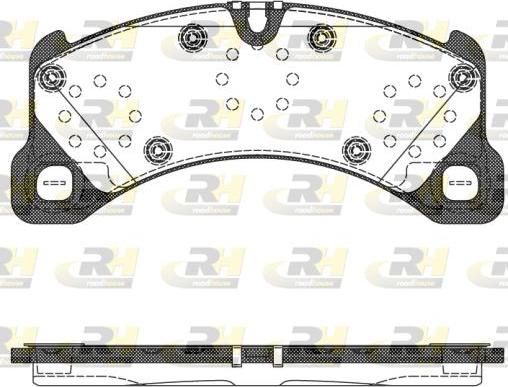 Roadhouse 21345.50 - Bremžu uzliku kompl., Disku bremzes www.autospares.lv