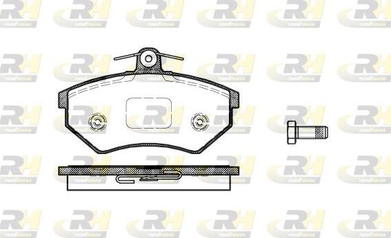 Roadhouse 2134.50 - Brake Pad Set, disc brake www.autospares.lv