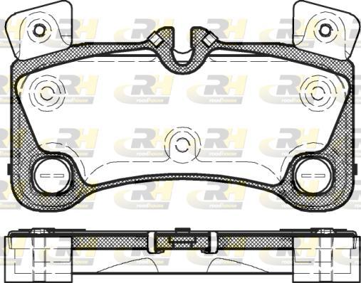 Roadhouse 21346.00 - Bremžu uzliku kompl., Disku bremzes autospares.lv