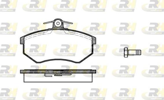 Roadhouse 2134.00 - Brake Pad Set, disc brake www.autospares.lv