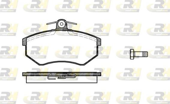 Roadhouse 2134.10 - Brake Pad Set, disc brake www.autospares.lv