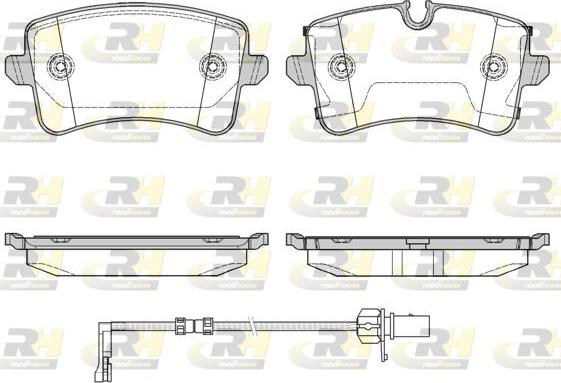 Roadhouse 21343.20 - Bremžu uzliku kompl., Disku bremzes autospares.lv