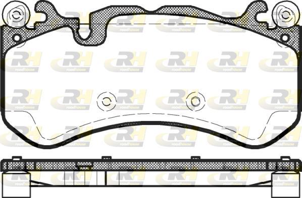 Roadhouse 21300.00 - Bremžu uzliku kompl., Disku bremzes autospares.lv