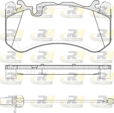 Roadhouse 21300.30 - Bremžu uzliku kompl., Disku bremzes www.autospares.lv