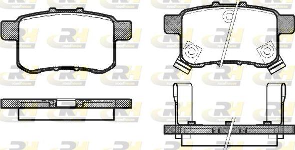 Roadhouse 21332.02 - Bremžu uzliku kompl., Disku bremzes www.autospares.lv