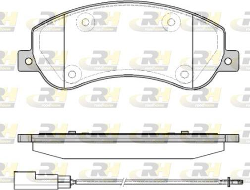 Roadhouse 21250.11 - Bremžu uzliku kompl., Disku bremzes www.autospares.lv