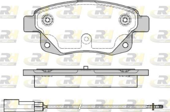 Roadhouse 21252.01 - Bremžu uzliku kompl., Disku bremzes www.autospares.lv