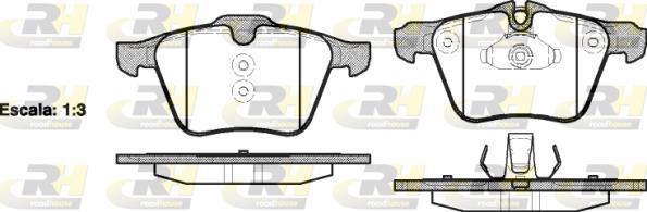 Roadhouse 21217.00 - Bremžu uzliku kompl., Disku bremzes autospares.lv