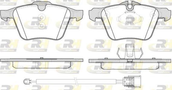 Roadhouse 21217.02 - Bremžu uzliku kompl., Disku bremzes autospares.lv