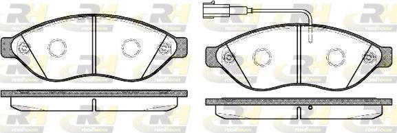 Roadhouse 21237.12 - Brake Pad Set, disc brake www.autospares.lv