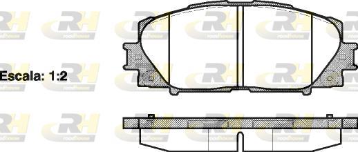 Roadhouse 21224.00 - Bremžu uzliku kompl., Disku bremzes autospares.lv