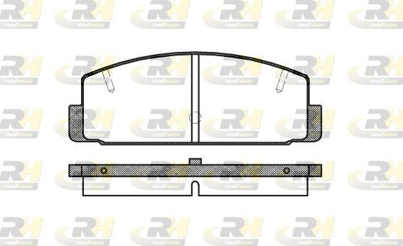 Roadhouse 2179.20 - Bremžu uzliku kompl., Disku bremzes www.autospares.lv