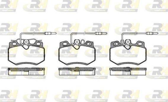 Roadhouse 2170.14 - Тормозные колодки, дисковые, комплект www.autospares.lv