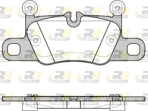 Roadhouse 21714.00 - Bremžu uzliku kompl., Disku bremzes www.autospares.lv