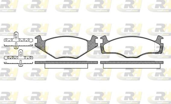 Roadhouse 2171.00 - Brake Pad Set, disc brake www.autospares.lv