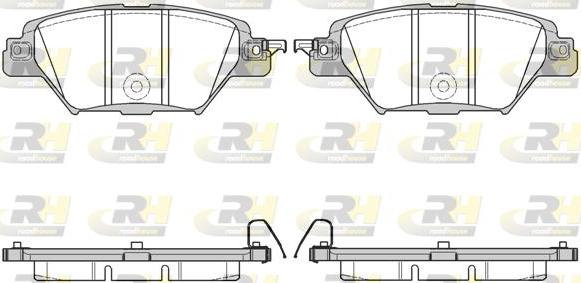 Roadhouse 21712.04 - Brake Pad Set, disc brake www.autospares.lv