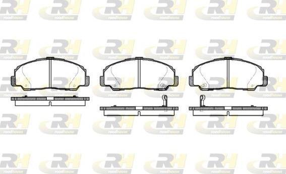 Roadhouse 2178.32 - Brake Pad Set, disc brake www.autospares.lv