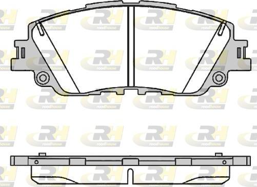 Roadhouse 21787.00 - Bremžu uzliku kompl., Disku bremzes www.autospares.lv