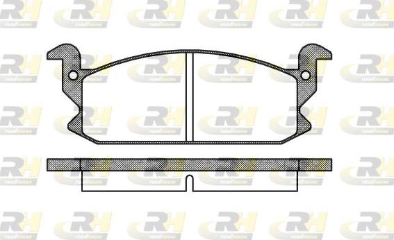 Roadhouse 2177.00 - Bremžu uzliku kompl., Disku bremzes www.autospares.lv