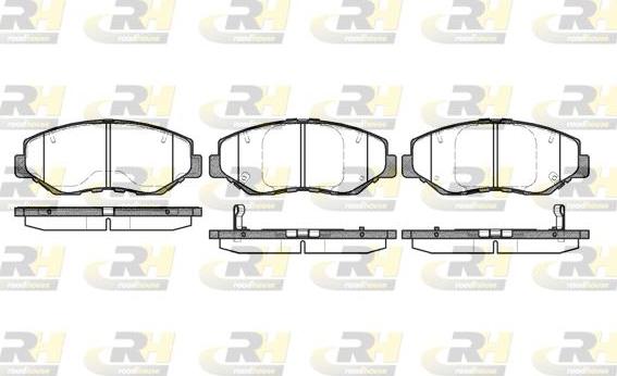 Roadhouse 2899.00 - Brake Pad Set, disc brake www.autospares.lv