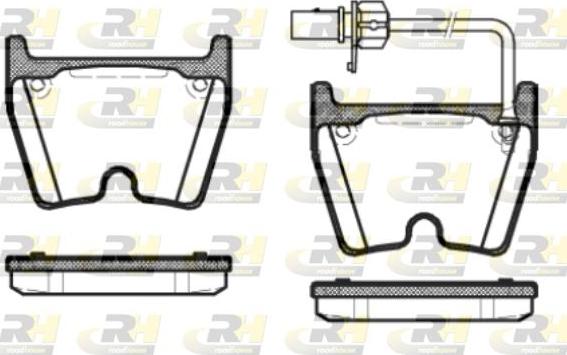 Roadhouse 2896.01 - Bremžu uzliku kompl., Disku bremzes www.autospares.lv