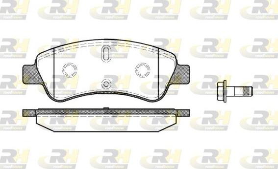 Roadhouse 2840.10 - Brake Pad Set, disc brake www.autospares.lv