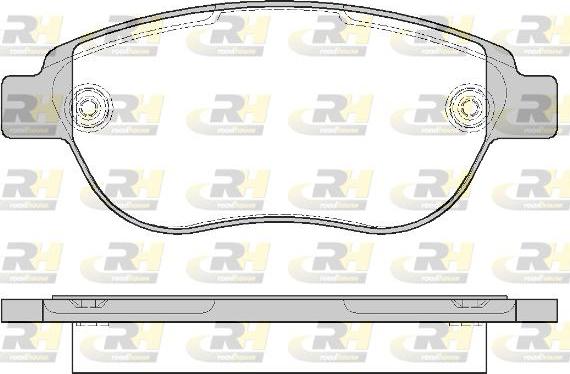 Roadhouse 2841.00 - Bremžu uzliku kompl., Disku bremzes autospares.lv