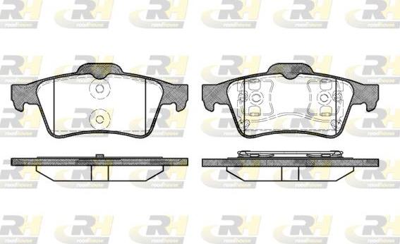 Roadhouse 2842.00 - Тормозные колодки, дисковые, комплект www.autospares.lv