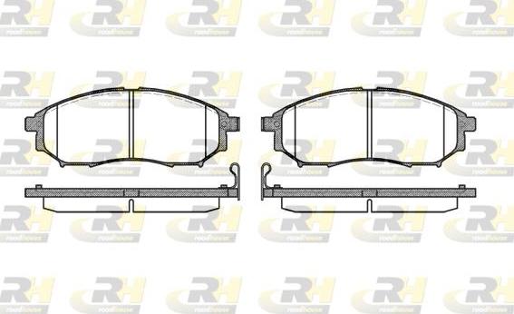 Roadhouse 2852.14 - Bremžu uzliku kompl., Disku bremzes www.autospares.lv