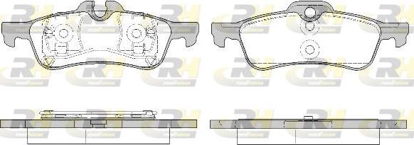 Roadhouse 2862.20 - Bremžu uzliku kompl., Disku bremzes www.autospares.lv